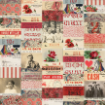 Picture of Tim Holtz Idea-ology Μπλοκ Scrapbooking Διπλής Όψης 12" x 12" – Palette Collection, Red