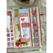 Picture of Tim Holtz Idea-ology Μπλοκ Scrapbooking Διπλής Όψης 12" x 12" – Palette Collection, Red