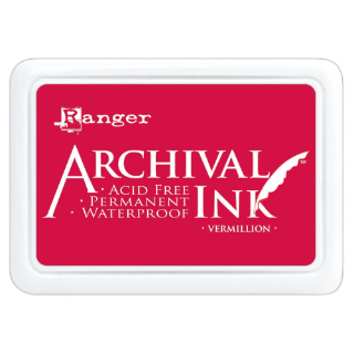 Picture of Ranger Archival Ink Pad | Μόνιμο Αδιάβροχο Μελάνι Σφραγίδας – Vermillion