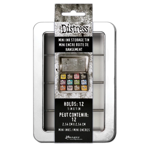 Picture of Tim Holtz Ranger Mini Distress Ink Storage Tin – Μεταλλικό Κουτί Οργάνωσης για Mini Distress Ink Pads