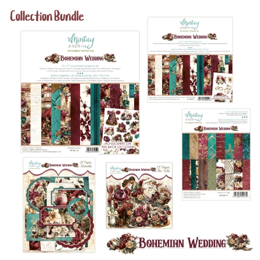 Picture of Mintay Papers Bohemian Wedding – Ρομαντική Boho Συλλογή Scrapbooking Γάμου