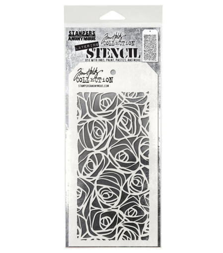 Picture of Stampers Anonymous Tim Holtz Layering Stencil | Στένσιλ – Scribbles