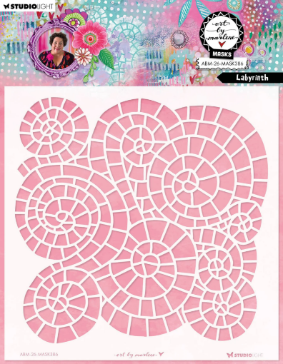Picture of Studio Light Art by Marlene Labyrinth Mask | Στένσιλ 20x20cm