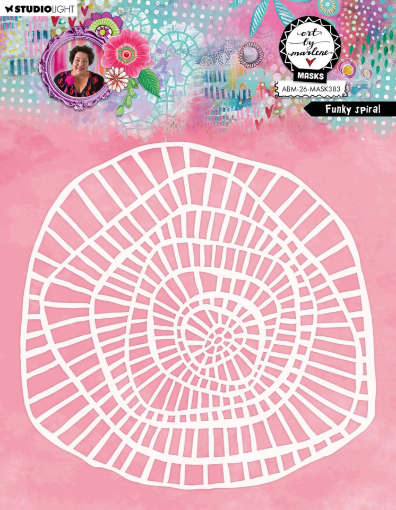 Picture of Studio Light Art by Marlene Funky Spiral Mask | Στένσιλ 20x20cm