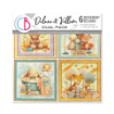 Picture of Ciao Bella Lunibloom Deluxe Paper 6x6 Pearl & Vellum Pack, 6 Φύλλα 120gsm/90gsm