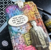 Picture of Stampers Anonymous Tim Holtz Layering Stencil 4"x8.5" | Στένσιλ – Linked Squares 