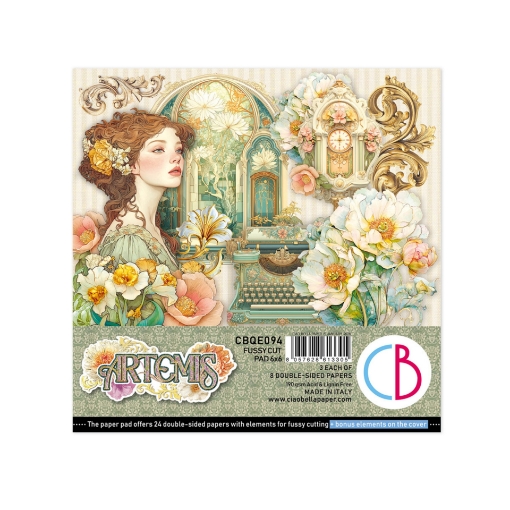 Picture of Ciao Bella Artemis 15x15cm | Fussy Cut Pad 6”x6” (24 Διπλής Όψης Φύλλα)