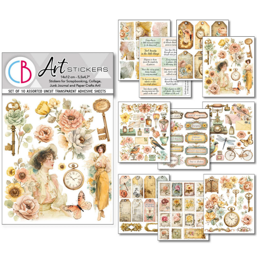 Picture of Ciao Bella LuMania Reminder Mixed Media Stickers 14x12cm – Διάφανα Αυτοκόλλητα, 10 Φύλλα 