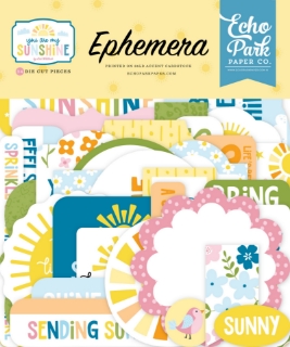 Picture of Echo Park You Are My Sunshine – Διακοσμητικά Die Cuts Scrapbooking, 34 Τεμάχια