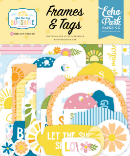 Picture of Echo Park You Are My Sunshine – Κορνίζες & Ετικέτες Scrapbooking (Frames & Tags), 34 Τεμάχια