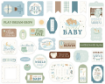 Picture of Carta Bella Little Lullabies Baby Boy – Διακοσμητικά Die Cuts για Scrapbooking, 33 Τεμάχια