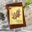 Picture of Tim Holtz Σετ Σφραγίδες & Στένσιλ – Lady Rose Woven Linen, 7τεμ