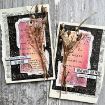 Picture of PaperArtsy Alison Bomber Printed Tissue Paper | Ριζόχαρτο για Κολάζ PT08, 4 φύλλα