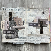Picture of PaperArtsy Alison Bomber Printed Tissue Paper | Διακοσμητικό Χαρτί Tissue PT08, 4 φύλλα