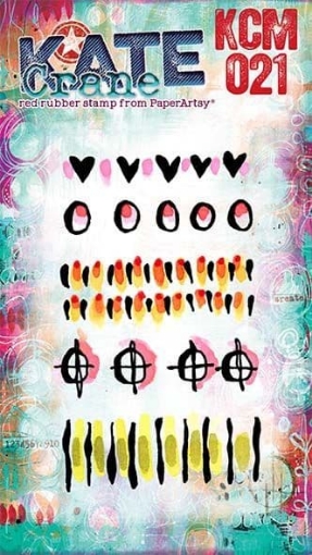 Picture of PaperArtsy Kate Crane Red Rubber Mini Stamp | Σφραγίδα Mini KCM021