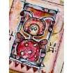 Picture of PaperArtsy Kate Crane Red Rubber Mini Stamp | Σφραγίδα Mini KCM020