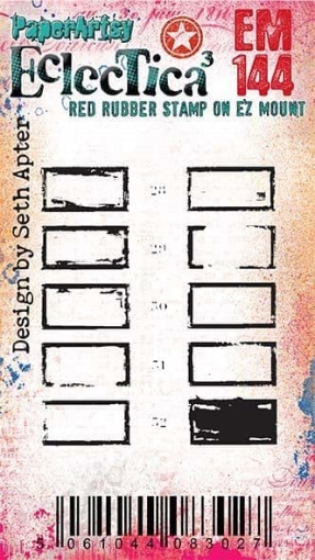 Picture of PaperArtsy Seth Apter Red Rubber Mini Stamp | Σφραγίδα Eclectica³ Mini 144