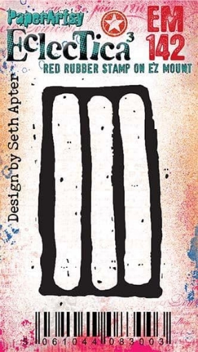 Picture of PaperArtsy Seth Apter Red Rubber Mini Stamp | Σφραγίδα Eclectica³ Mini 142