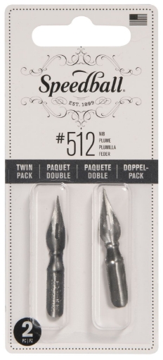 Picture of Speedball Hunt #512 Bowl Pointed Pen Nibs | Μύτες Καλλιγραφίας & Σχεδίου για Dip Pen, Σετ 2τεμ.