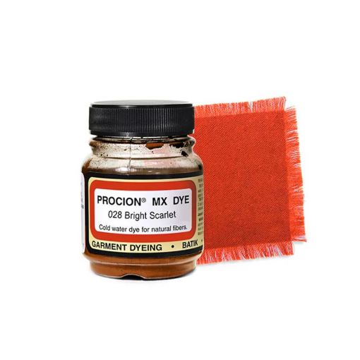 Picture of Jacquard Procion MX Fiber Reactive Cold Water Dye | Βαφή Υφάσματος με Κρύο Νερό – Bright Scarlet