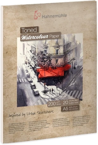 Picture of Hahnemühle Toned Watercolour Pad A5 – Μπλοκ Ακουαρέλας 200gsm Beige