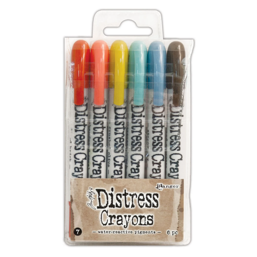 Picture of Tim Holtz Distress Crayons | Σετ Υδατοδιαλυτών Sticks Χρωστικής για Mixed Media – Set 7