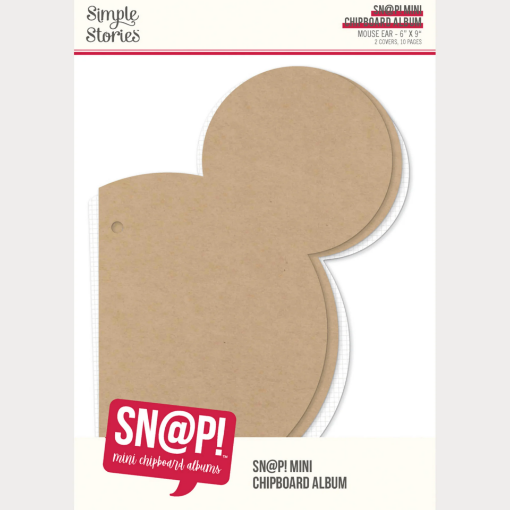 Picture of Simple Stories SN@P! Mini Chipboard Album Mouse Ear – Mini Άλμπουμ Scrapbooking από Chipboard