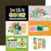 Picture of Simple Stories Color Me Happy Collection Kit – Χαρτιά Scrapbooking Διπλής Όψης 12×12″ με Αυτοκόλλητα