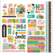 Picture of Simple Stories Color Me Happy Cardstock Stickers Icons – Διακοσμητικά Αυτοκόλλητα Scrapbooking, 61τεμ.