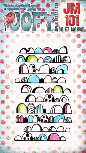 Picture of Paper Artsy JoFY Cling Stamp | Σφραγίδα Rubber 3" x 2" - Mini 101