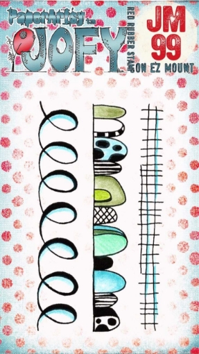 Picture of Paper Artsy JoFY Cling Stamp | Σφραγίδα Rubber 3" x 2" - Mini 99