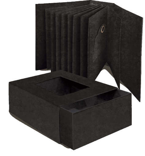 Picture of Graphic 45 ATC Album with Matchbook Box Black – Άλμπουμ ATC με Κουτί Αποθήκευσης