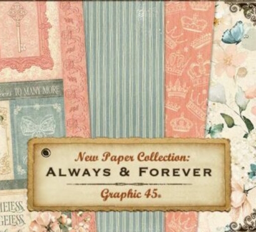 Picture of Graphic 45 Always & Forever – Ρομαντική Συλλογή Scrapbooking με Vintage Κομψότητα