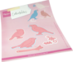 Picture of Marianne Design Collectables Birds by Marleen | Σετ Μητρών Κοπής με Πουλάκια & Κλαδί, 8τεμ