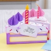 Picture of Crafter's Companion Birthday Celebrations Stamp, Die & Stencil Birthday Cake Treat Box – Σετ για Κουτάκι Δώρου σε Σχήμα Τούρτας, 15 τεμ.