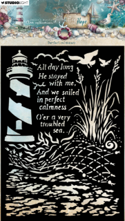 Picture of Studio Light Tide of Hope Stencil Perfect Calmness | Στενσιλ,  A5