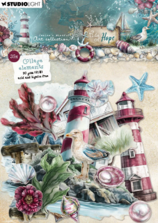 Picture of Studio Light Tide of Hope Collage Elements - Die Cuts, 35τεμ.