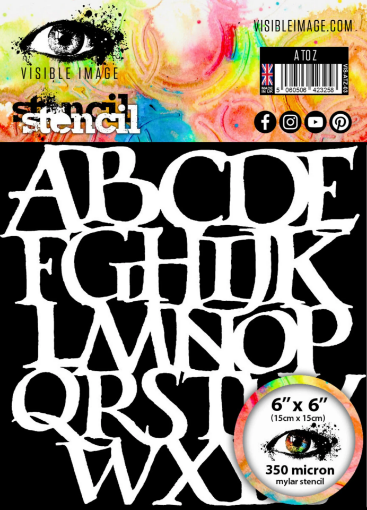 Picture of Visible Image Stencil 6" x 6" | Στένσιλ – A to Z