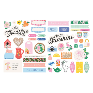 Picture of Spellbinders Rosie's Studio Chipboard Stickers Αυτοκόλλητα – Breakfast in Bed, 2 φύλλα