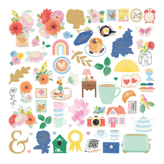 Picture of Spellbinders Rosie's Studio Cardstock Εφήμερα – Breakfast in Bed, 128τεμ.