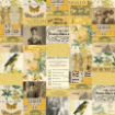 Picture of Tim Holtz Idea-ology Μπλοκ Scrapbooking Διπλής Όψης 8x8 Inch – Palette Collection, Yellow