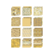 Picture of Tim Holtz Idea-ology Μπλοκ Scrapbooking Διπλής Όψης 8x8 Inch – Palette Collection, Yellow