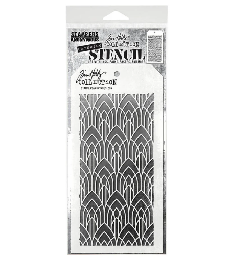 Picture of Stampers Anonymous Tim Holtz Layering Stencil | Στένσιλ – Deco Arch