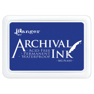 Picture of Ranger Archival Ink Pad | Μόνιμο Αδιάβροχο Μελάνι Σφραγίδας - Big Plans