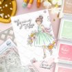 Picture of Pinkfresh Studio The Couture Edit Stamp | Σφραγίδα 4" x 6", Couture Grace