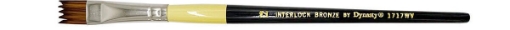 Picture of Dynasty Interlock Bronze Short Handle 1717 Series No. 12 | Συνθετικό Πινέλο Ζωγραφικής Wave