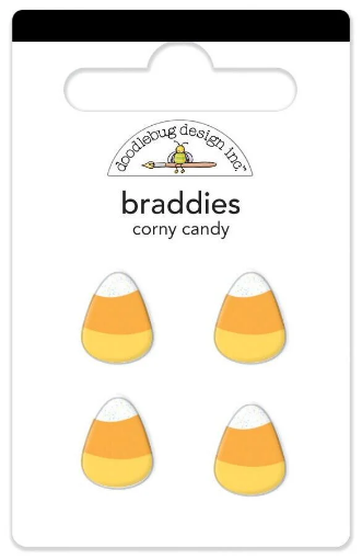 Picture of Doodlebug Design Braddies Αυτοκόλλητα Brads - Corny Candy, 4 τεμ.