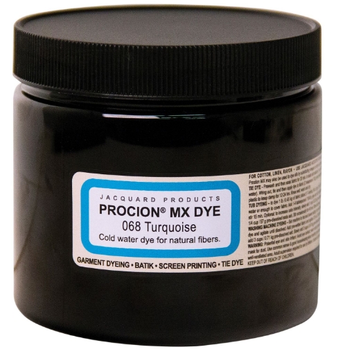 Picture of Jacquard Procion MX Fiber Reactive Cold Water Dye | Βαφή Υφάσματος με Κρύο Νερό 8oz – Turquoise 