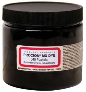 Picture of Jacquard Procion MX Fiber Reactive Cold Water Dye | Βαφή Υφάσματος με Κρύο Νερό 8oz – Fuchsia
