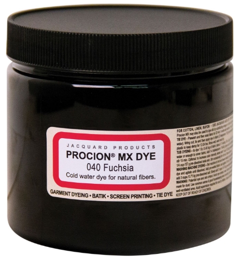 Picture of Jacquard Procion MX Fiber Reactive Cold Water Dye | Βαφή Υφάσματος με Κρύο Νερό 8oz – Fuchsia